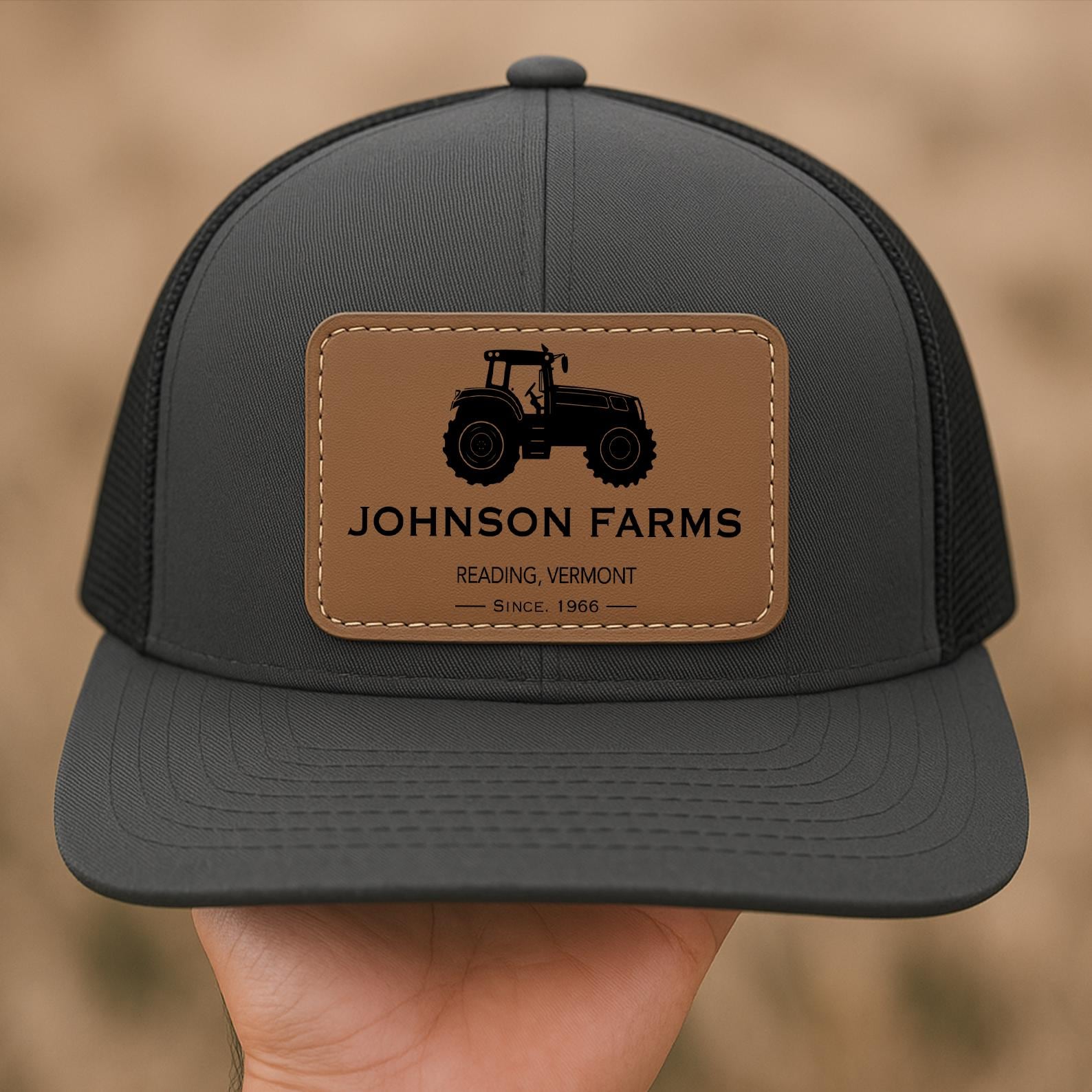 80s　ヴィンテージ　USA製　LOUDON FARMERS　6パネルキャップ 6パネル メカニックキャップ - ヴィンテージウォッシュ