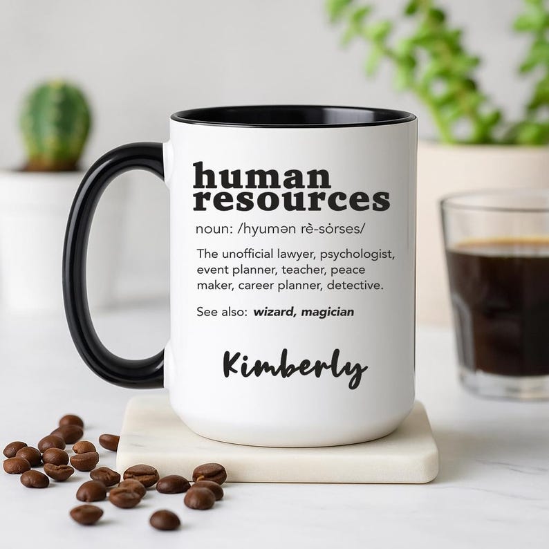 Human Resources Mug: HR Coffee Cup, Office Gift image 1