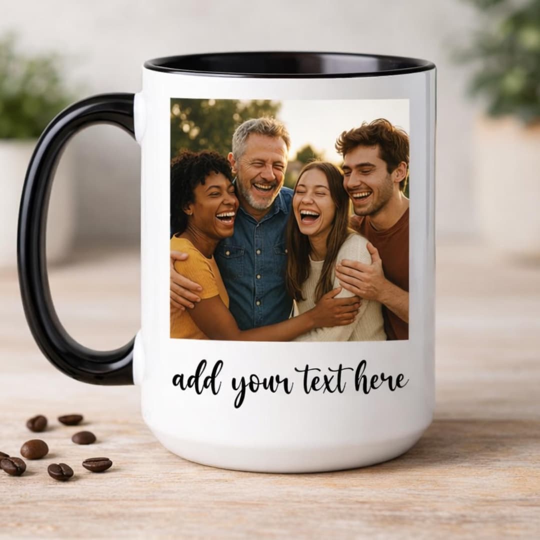 Personalized Photo Coffee Mug: Custom Ceramic Mug, 11oz/15oz - Etsy