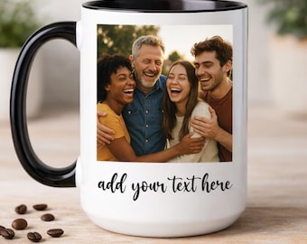 Personalized Photo Coffee Mug: Custom Ceramic Mug, 11oz/15oz