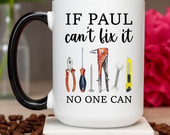 Personalized Handyman Coffee Mug: Construction Gift