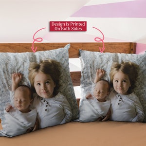 Custom Photo Pillow, Photo Pillow, Picture Pillow, Personalized Photo Pillow, Pillow With Picture, Personalized Pillow With Photo image 3
