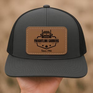 Personalized Trucking Company Hat, Custom Trucking Trucker Hat, Trucker Gifts For Men, Trucker Snapback, Trucking Mesh Hat, Trucker Cap