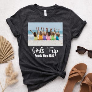 Custom Photo Shirt with Your Picture, Personalized Image T-Shirt, Upload Photo Tee, Custom Print Shirt for Men Women