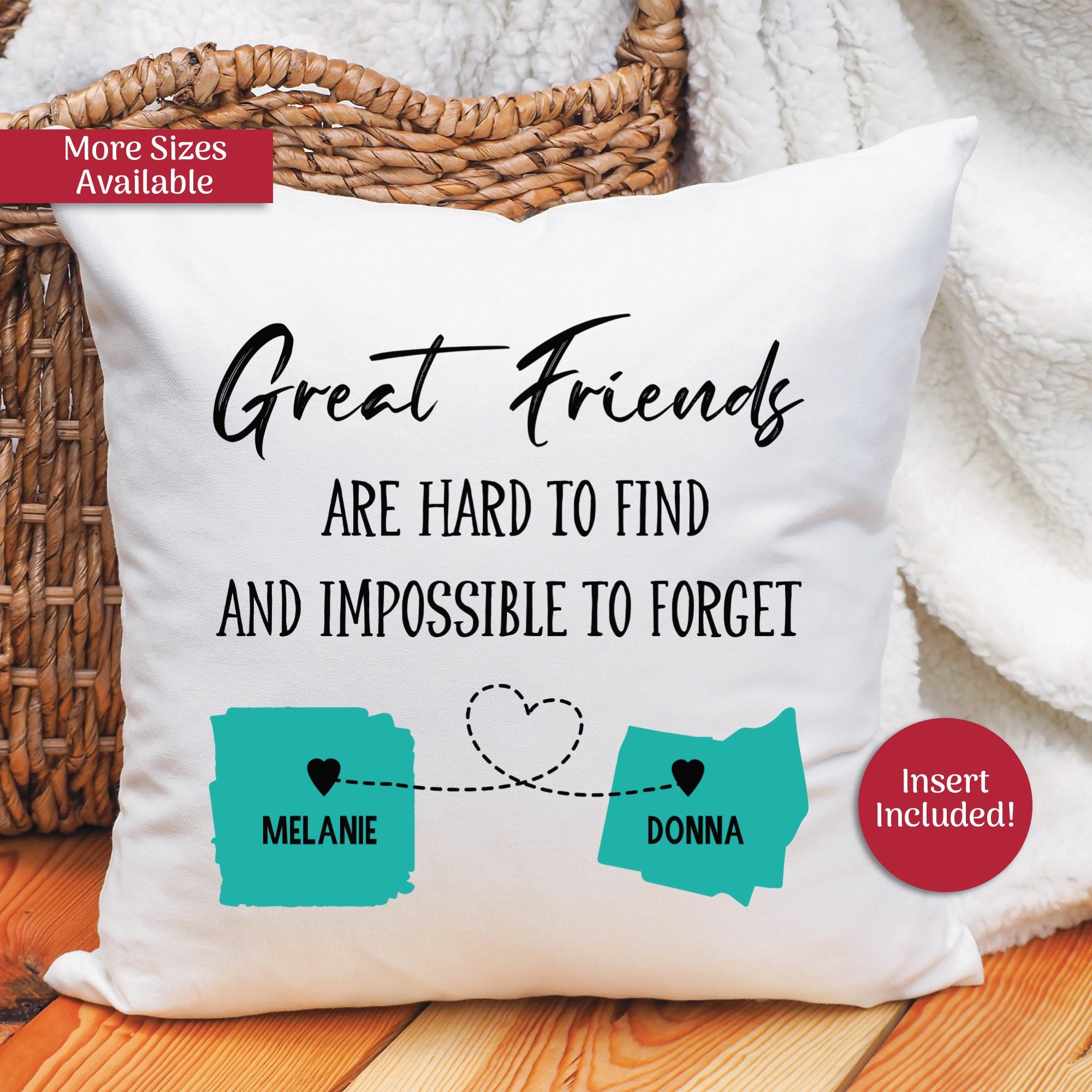 Wholesale Nordic Mini Red Gift Pillow, 8x8, Small Pillows, Small Throw  Pillows, Sister Gift, Grandma Gift, Best Friend Christmas Gift