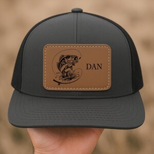 Custom Fishing Trucker Hat: Personalized Fisherman Gift