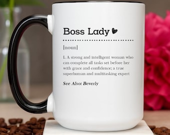 Boss Lady Coffee Mug: Lady Boss Appreciation Gift