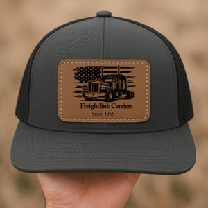 Personalized Trucking Trucker Hat, Custom Trucking Trucker Hat, Trucker Gifts For Men, Trucker Snapback, Trucking Mesh Hat, Trucker Cap