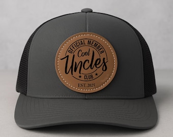 Uncle Gift, Cool Uncles Club Hat, Uncle Gifts From Nephew, New Uncle Gift, New Uncle Est Hat, Gift For New Uncle
