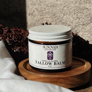 Halal Grass-fed Tallow Balm for Skin - Whipped Beef Tallow