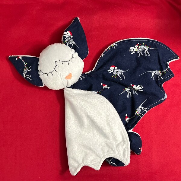 Christmas Bat Lovey | Baby Gift | Toddler Gift