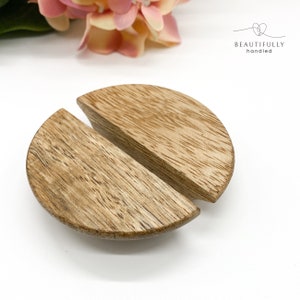 Drawer handle Half-moon Halfmoon timber furniture knob cabinet handle Drawer knobs & pulls Cabinet handles wood timber drawer handle