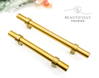 Drawer handles Gold brass Cabinet handles Gold Drawer knobs & pulls Cupboard handles Kitchen handles Brass Cabinet pulls gold Cabinet knobs