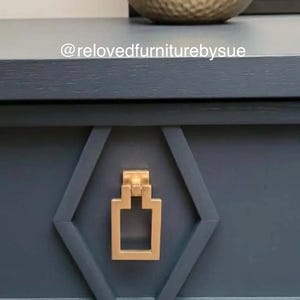 Brushed gold rectangular Drawer knobs Drawer handles gold Cabinet pull drawer knob cabinet knob for dresser Cupboard Cabinet handles gold afbeelding 6