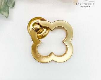 Gold drawer pulls, brushed gold cabinet pull handle, gold drop pulls for cabinets, brushed gold drawer knobs, cabinet knobs gold, ring pulls