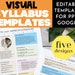 Visual Syllabus Template 5 Editable Syllabus Templates Retro Visual