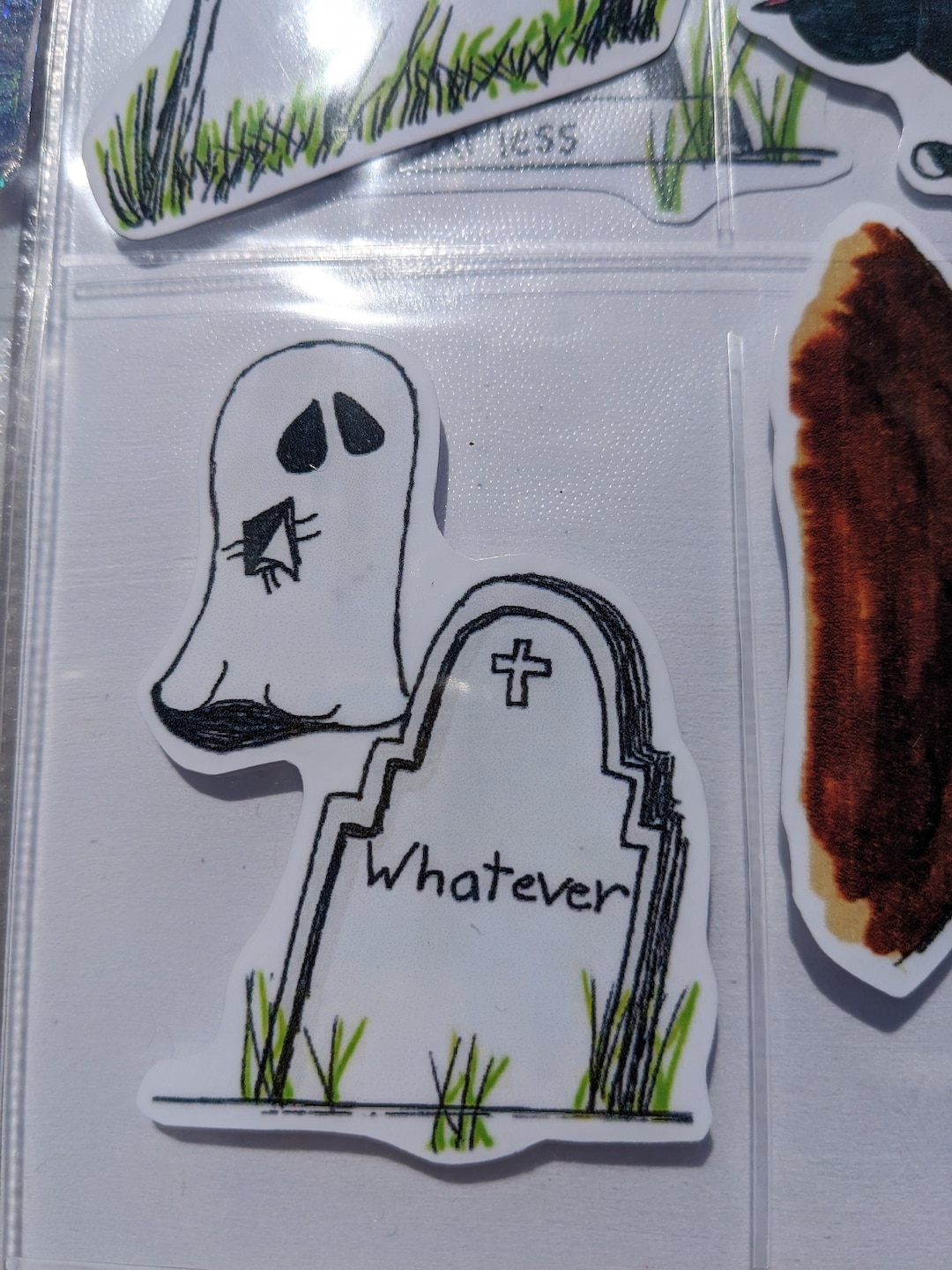 Whatever Tombstone Sticker - Dark Comedy - Cemetery Stone Sticker - Etsy