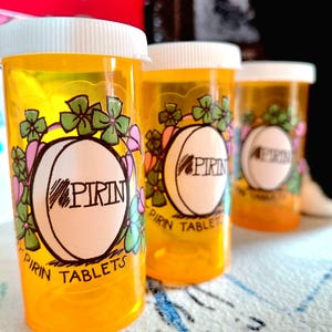Pirin Tablets Pill Bottle - The Birdcage Comedy Prop image 1