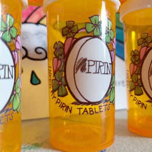 Pirin Tablets Pill Bottle - The Birdcage Comedy Prop image 3