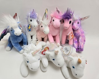 Ty Beanie Baby Unicorn Beanie Babies (6 inch) Vintage Beanies