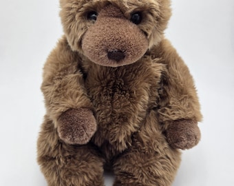 Gund "Teddy Boom" de donkerbruine teddybeer! Vintage pluche beren (groot 16 inch)