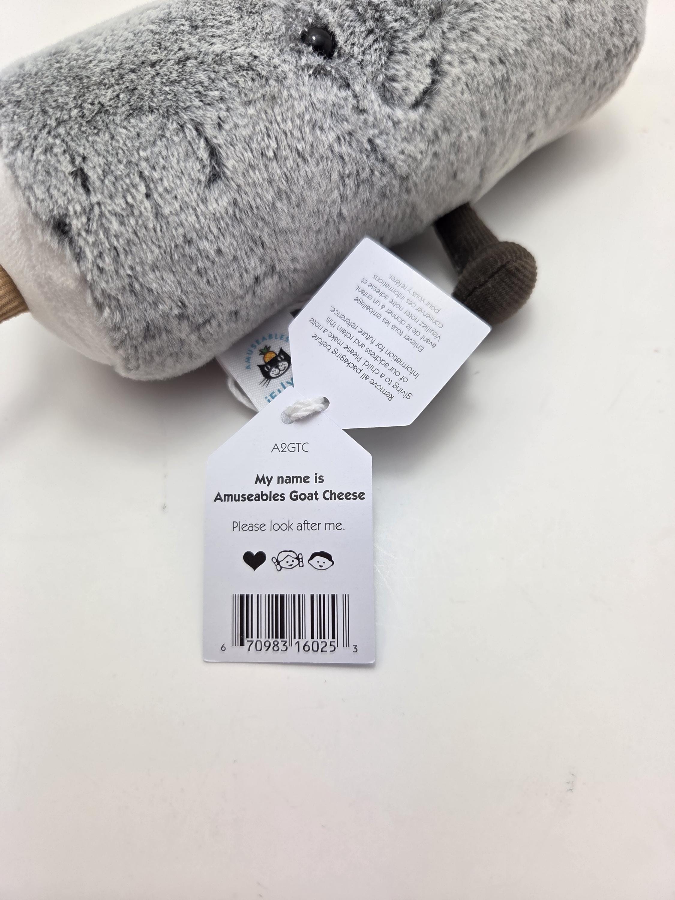 Jellycat Amuseables Goat Cheese New With Tags Pre Owned Retired (6
