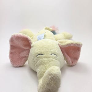 Russ &quot;Cuddle Elephant&quot; the Yellow Elephant Vintage Collectible RARE Plush (10 inch)