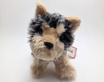 Cachorro de pelúcia vintage Douglas Yorkie Yorkshire Terrier, Douglas Plush (23 cm)
