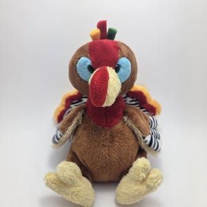 Vintage Webkinz Turkey Plush with No Code / Tag, Ganz Plush (6 inch)