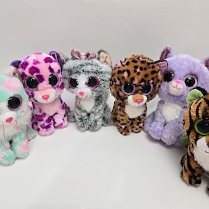 Ty Beanie Boo Cats - Beanie Boos - No Hang Tags (6 inch) Vintage Beanies