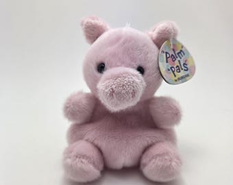 Aurora Palm Pals Pink Pig Plush New with Tags (4 inch)