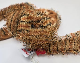 Vintage Webkinz tijgerslang pluche zonder label/code, Ganz pluche (12 inch)
