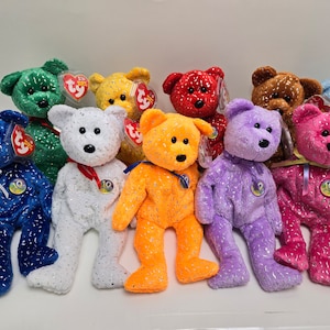 Ty Beanie Baby Decade Bears - Ty Beanie Babies (8 inch) Vintage Mützen