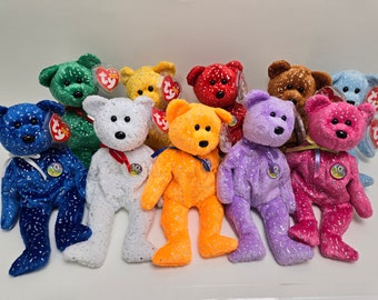 Ty Beanie Baby Decade Bears - Ty Beanie Babies (8 inch) Vintage Mützen