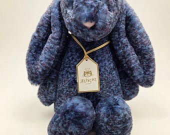 Retired Jellycat Medium Bashful Mineral Blue Bunny HTF NWT - Etsy