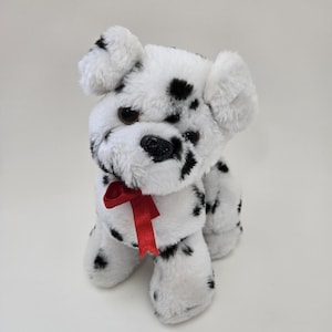 Vintage Dalmatian Dog Plush with No Tag, Dalmatian Plush (8 inch)
