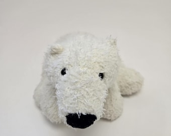 Vintage Webkinz ijsbeerpluche zonder label/code, Ganz-pluche (8 inch)