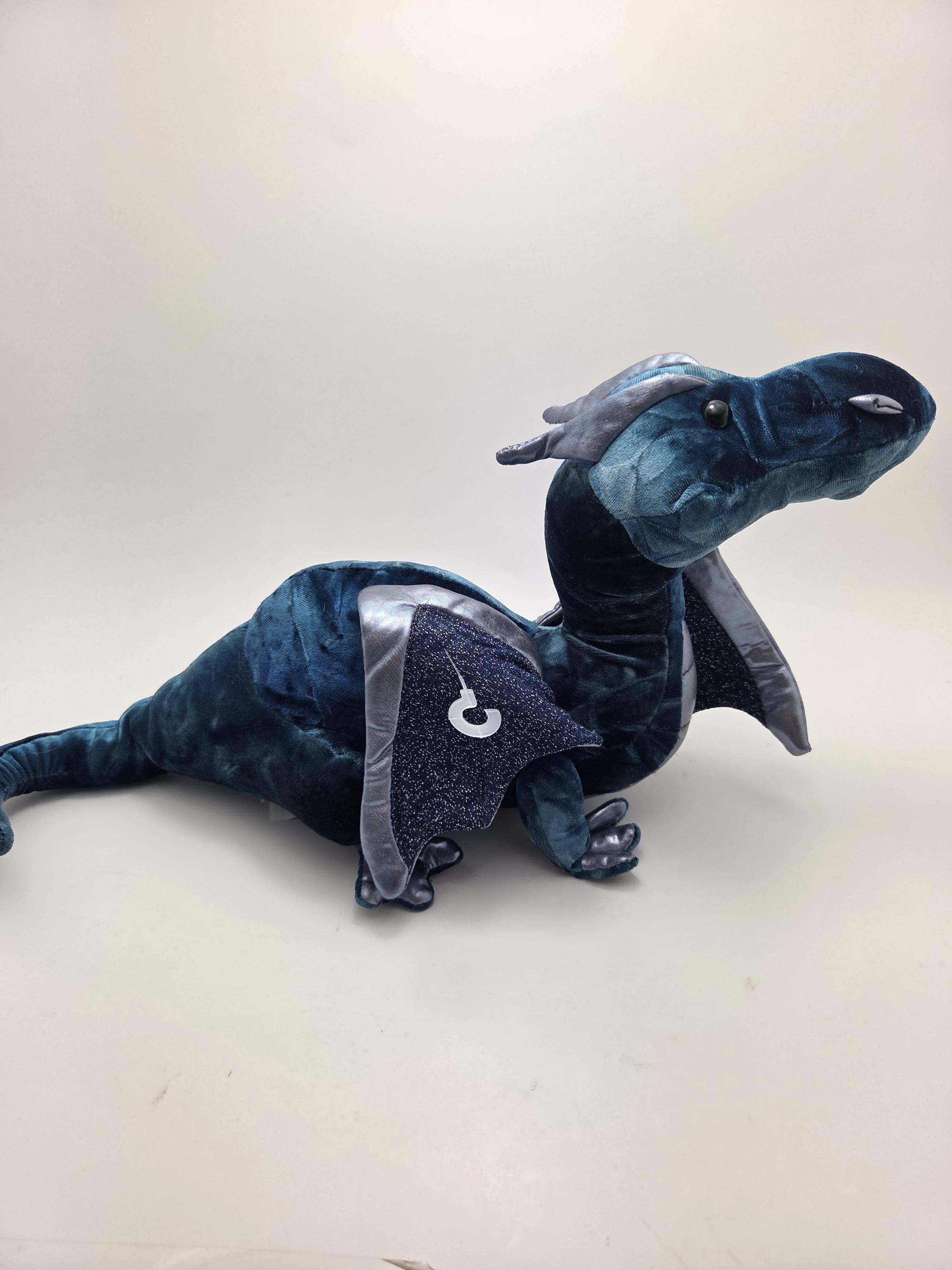 Vintage Douglas Cuddle Toys Blue Dragon Plush, Douglas Plush (10