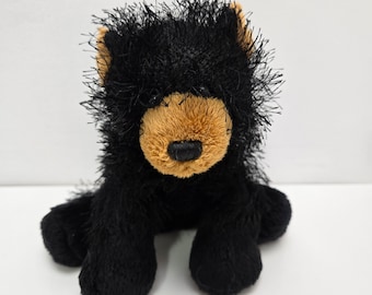 Adorabile orsetto nero Webkinz vintage senza etichetta, peluche Ganz (7 pollici)