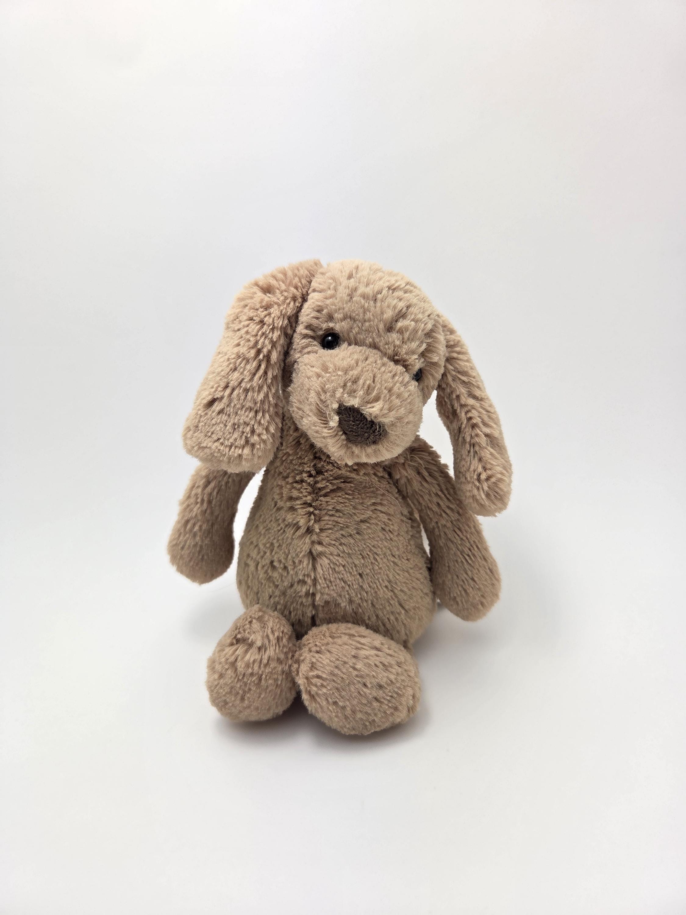 Vintage Jellycat Small Bashful Toffee Puppy Plush No Tag Retired