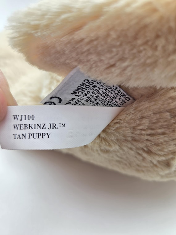Vintage Webkinz Jr “tan Puppy” the Floppy Dog Plush With No Tag