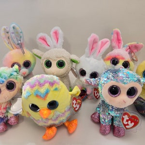 Ty Beanie Boo Bunnies and Lambs - Bargain Beanie Boos (6 inch) Vintage Beanies