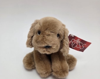 ラス・ベリー作 シープドッグ ぬいぐるみ 横たわる犬 ヴィンテージ