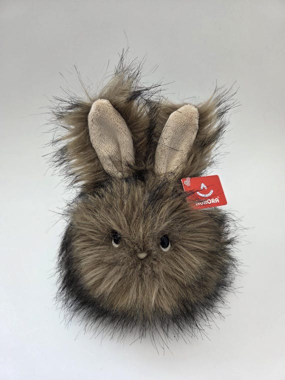 Peluches Aurora Peluche De Conejo Negro Holland Lop Peluche Conejo