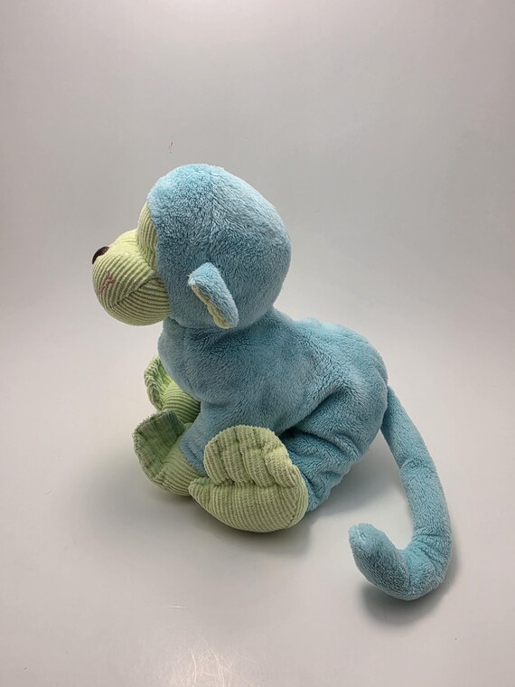 Baby Ganz Green and Blue Monkey Stuffed Animal, Rare! (10 Inch) - Etsy