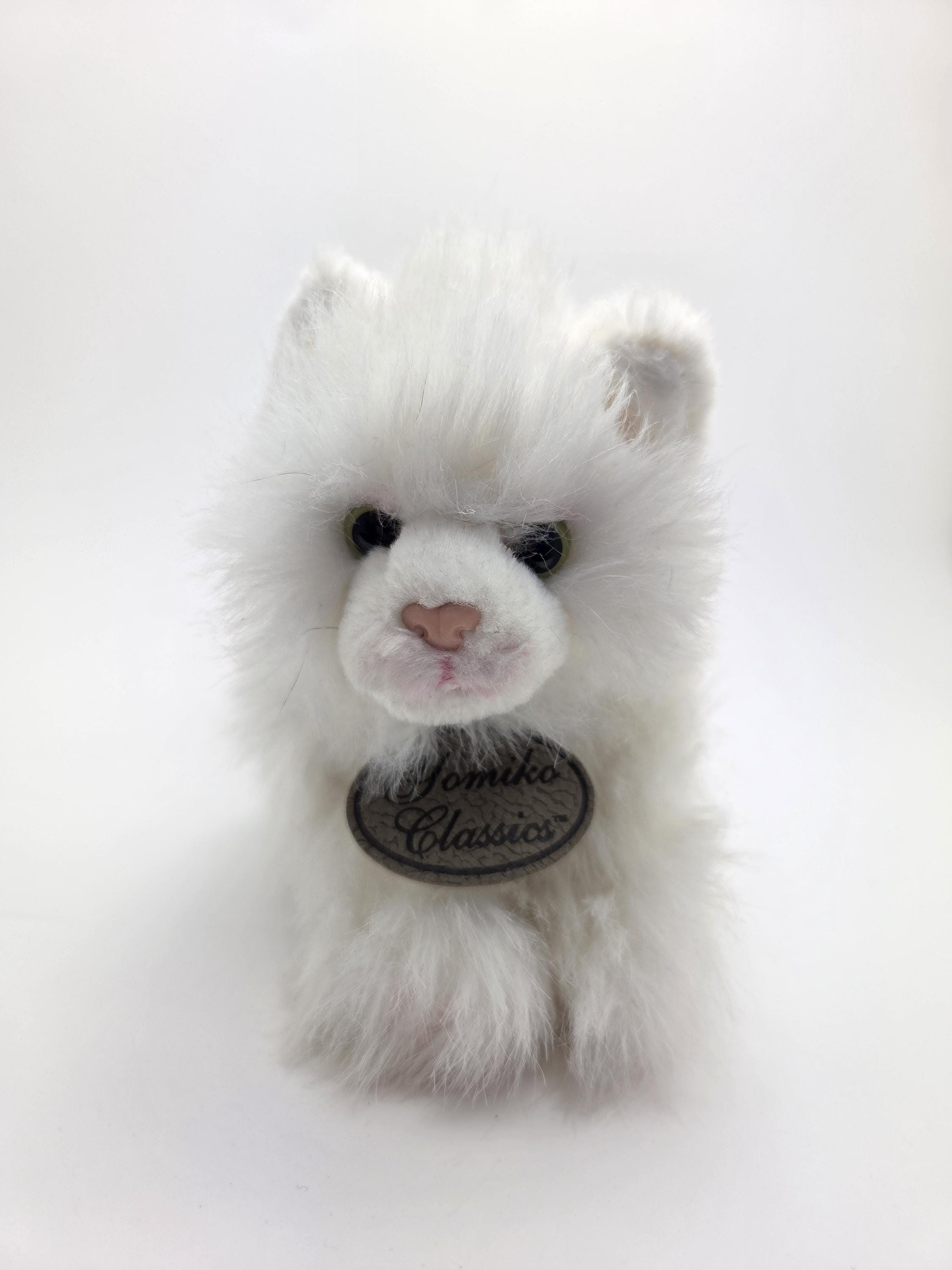 Russ Yomiko Classics White Cat, Vintage Collectible Cat (8 Inch - Main Image