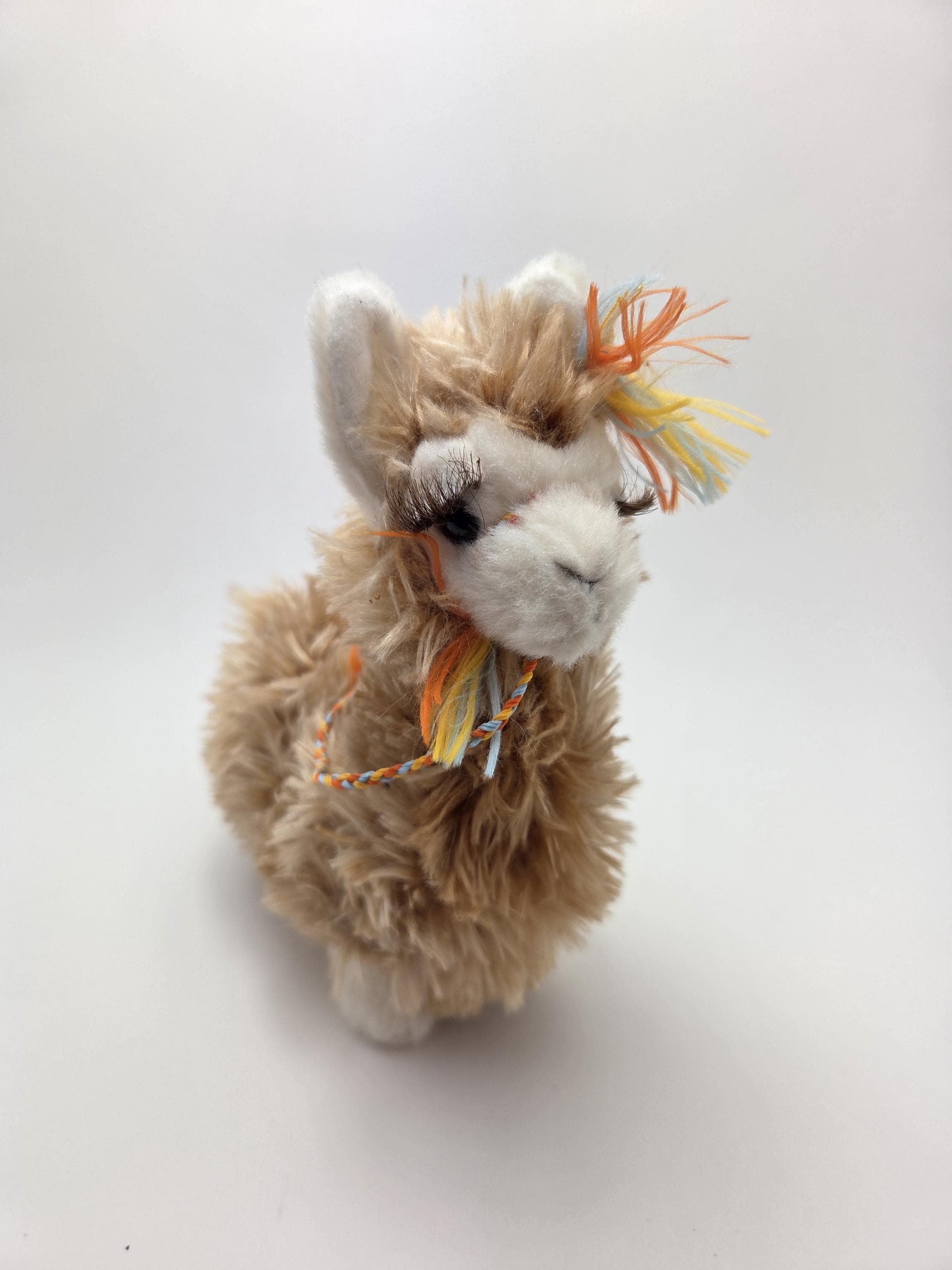 Douglas Cuddle Toys Lil' Wolly Llama Eyelashes Stuffed Animal (6