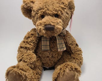 Russ Shining Stars Blue Bear Plush, Vintage Collectible, New