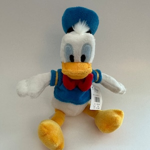 Disney Vintage Plush Donald Duck, Vintage Collectible, New with Tags ~ 6 inch