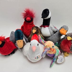 Ty Beanie Baby Birds - Ty Beanie Babies (6 inch) Vintage Beanies